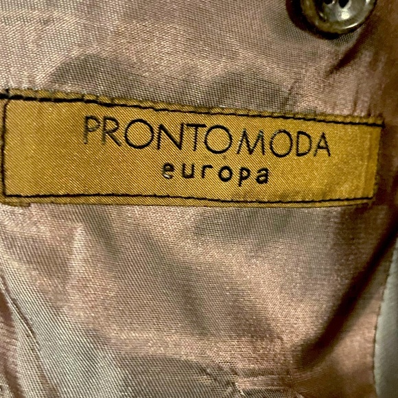 Pronto Moda Europe Wool (98%) and Cashmere (2%) suit jacket Size 48L - Picture 2 of 4